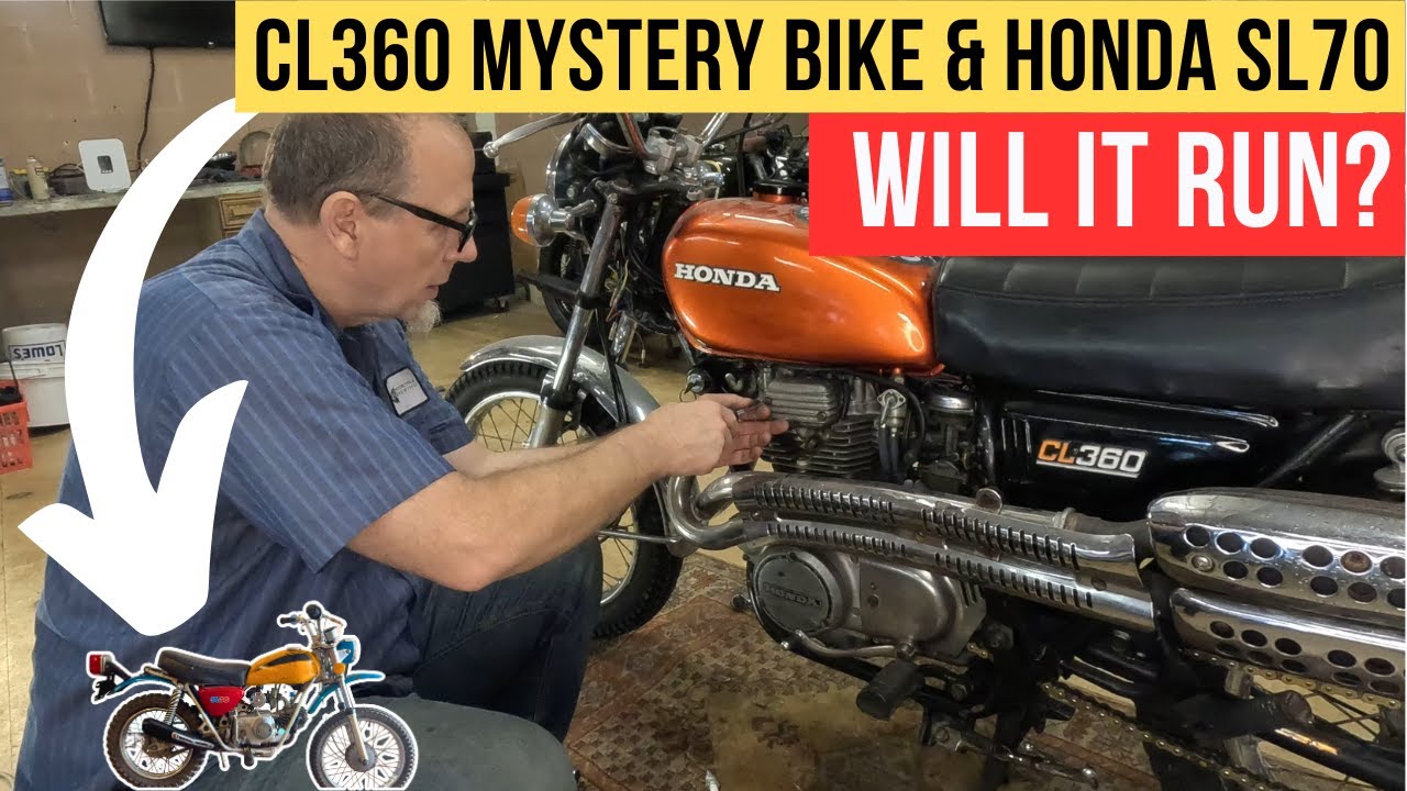 Will This 1975 Honda CL360 Run? Another Courthouse Mystery Bike!