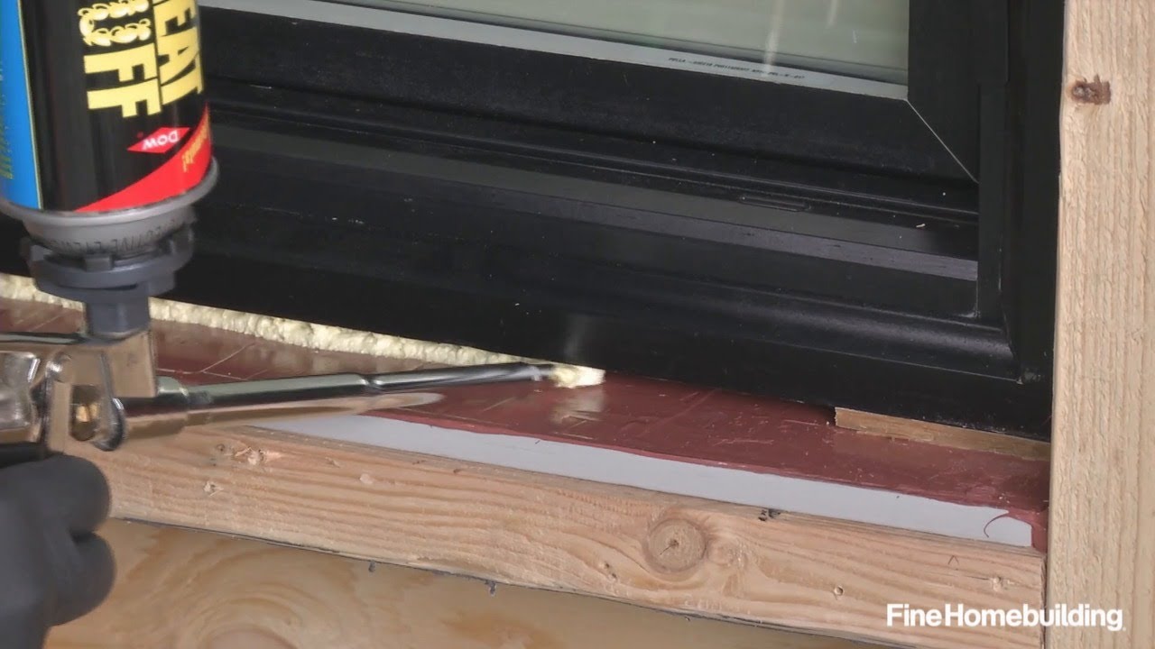 Part 4: Air-Seal and Insulate a Nail Fin Window in a Wall with Exterior Rigid-Foam Insulation