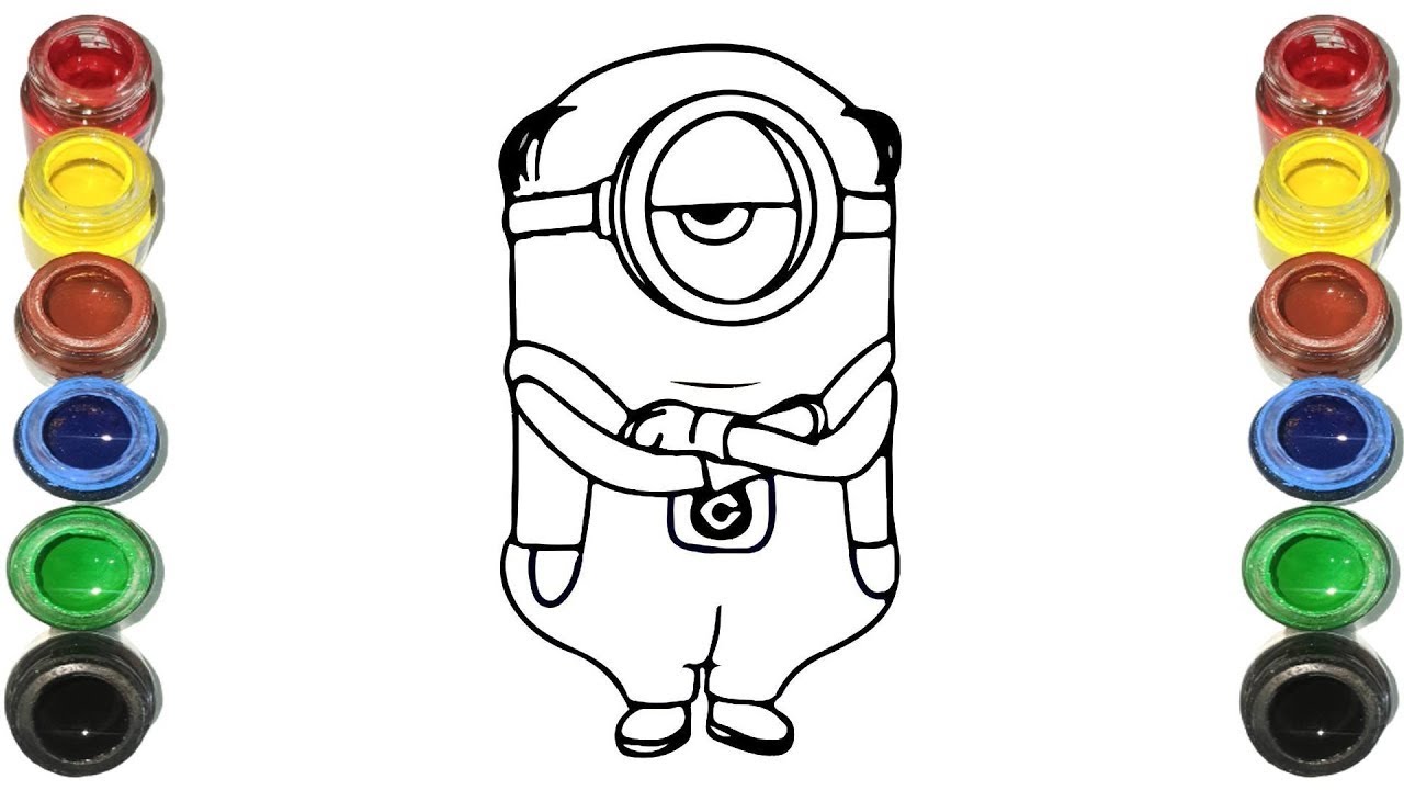 MINION Drawing, Painting & Coloring For Kids and Toddlers_ Child Art