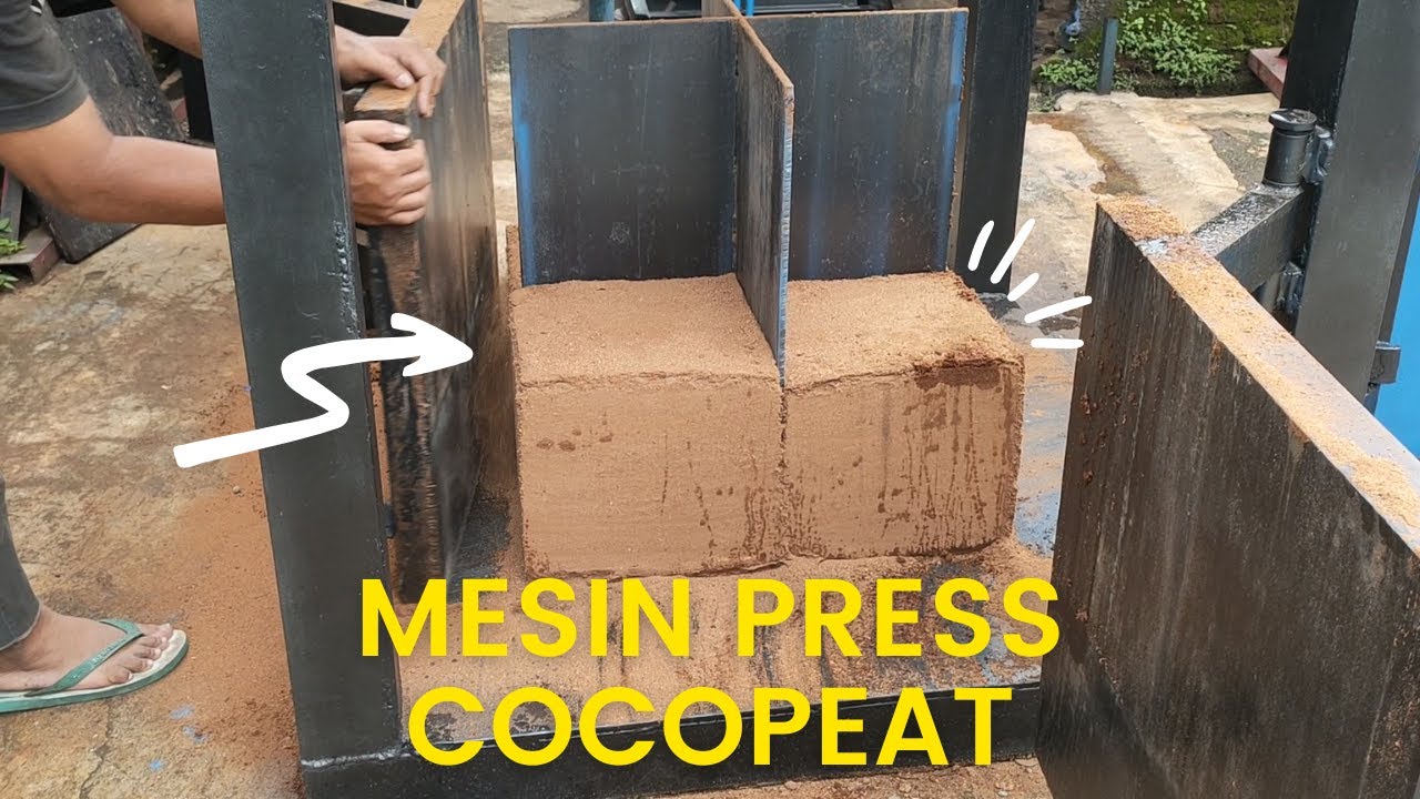 Mesin Press Cocopeat Hidrolis | Mesin Press Cocopeat Block | Mesin Pembuat Cocopeat | Mesin Cocopeat