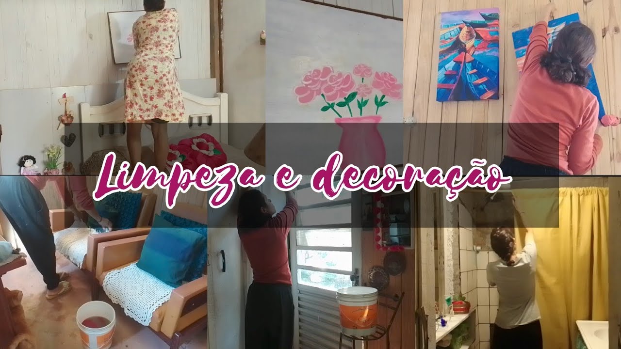 Aproveitei e fiz uma faxina/fiz um quadro e pintei. #CasinhadeMadeira