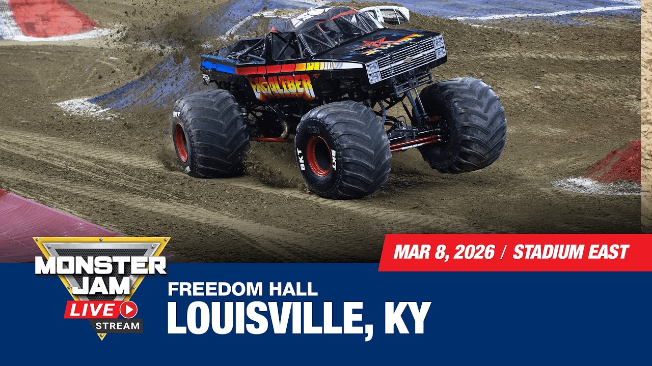Monster Jam: Louisville, KY - 2 (Full Event) | March 8, 2026 | Stadium East