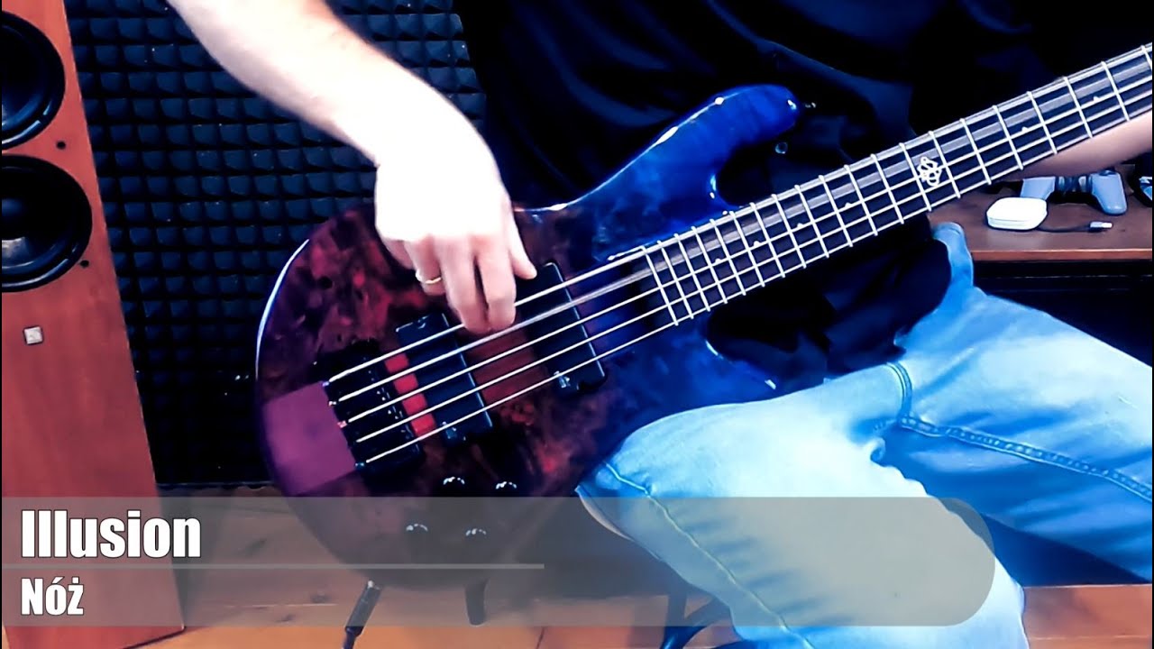 [47]. Illusion - Nóż - na basie / bass cover + TAB