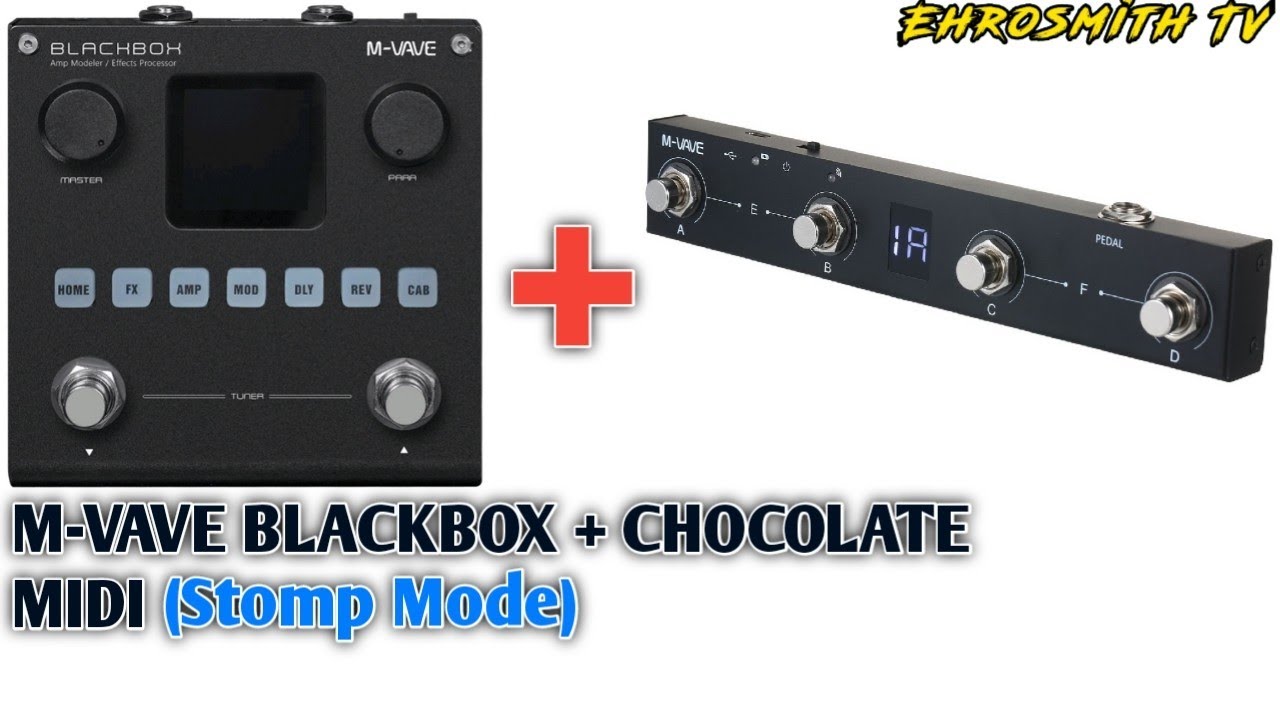 M-Vave BlackBox + Chocolate MIDI (STOMP MODE) | How to connect BlackBox and Chocolate MIDI