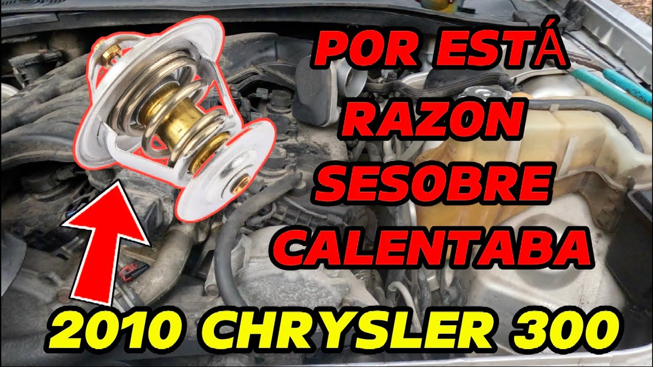 Cambio de termostato y sensor de temperatura 2010 Chrysler 300 ￼