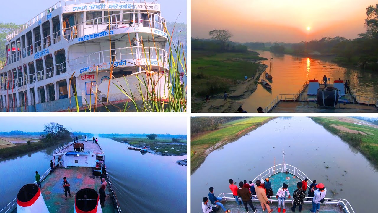 এম ভি মানসী ৭ লঞ্চ করে ঢাকা ভ্রমণ I লঞ্চ থেকে প্রকৃতির সৌন্দর্য I Mv Manasi 7 Launch Travel Vlog
