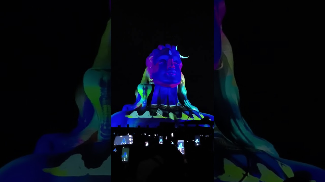 Isha adi Yogi,lezer light 