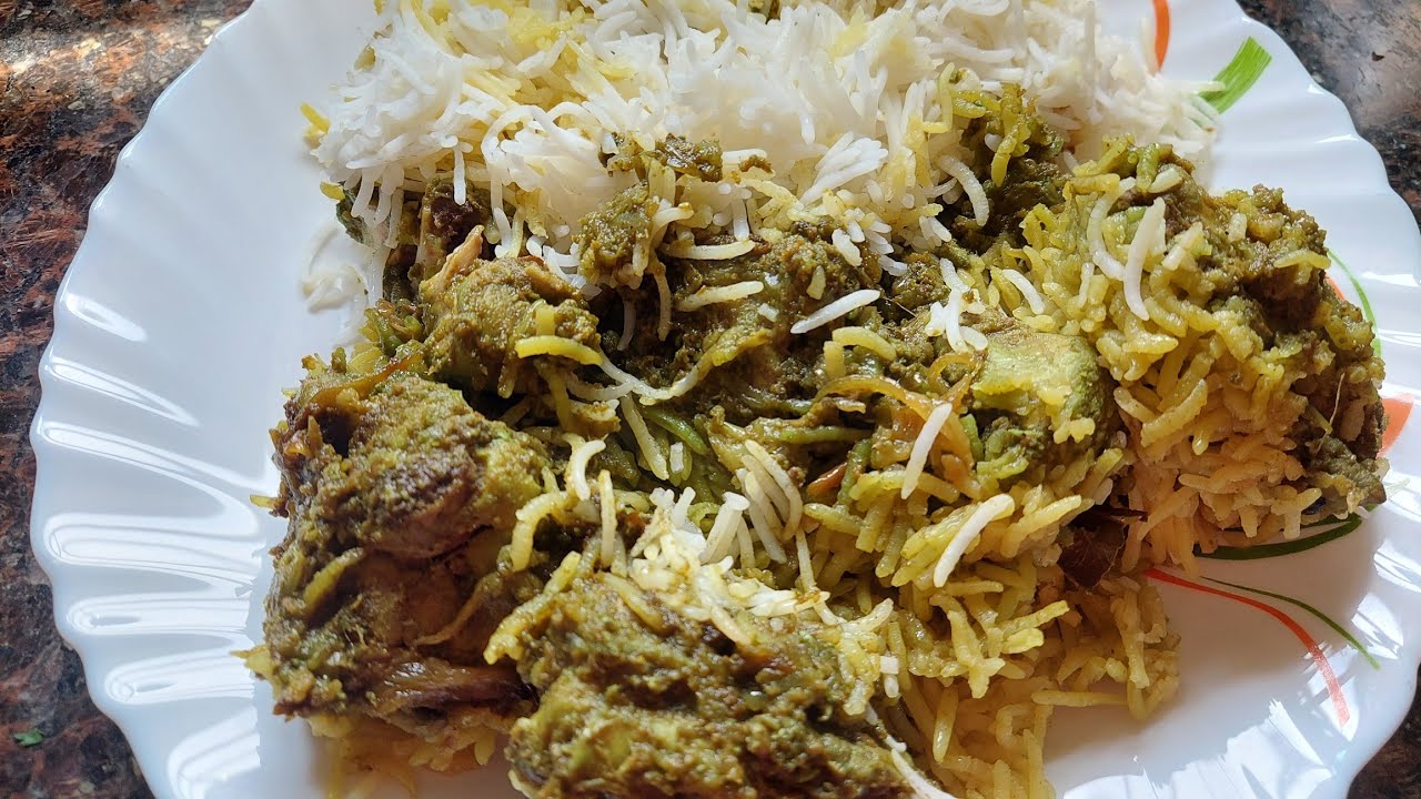 Green Chicken Biryani || Green Biryani Recipe || Ghare's Kitchen