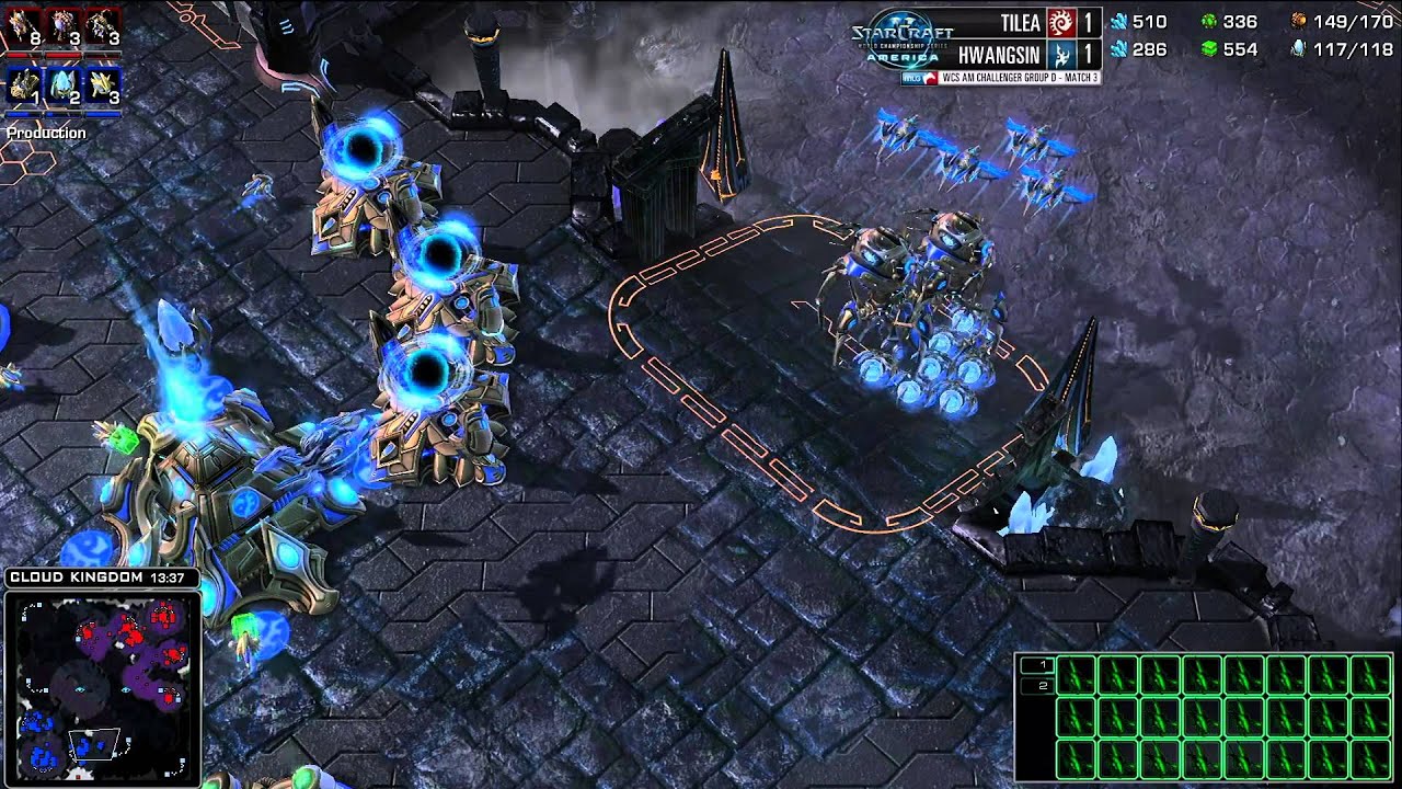 Hwangsin vs Tilea - Game 3 - WCS America Challenger League Group D