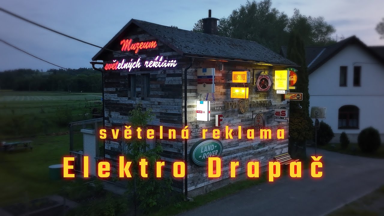 Elektro Drapač / světelná reklama Velké Poříčí (2024)