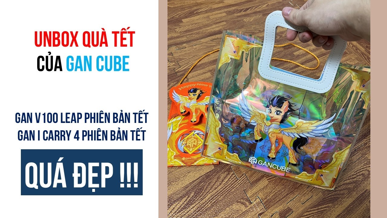 Unbox QUÀ TẾT của GAN CUBE sẽ có gì? GAN V100 Leap - GAN i Carry 4 | Hải Muối Rubik