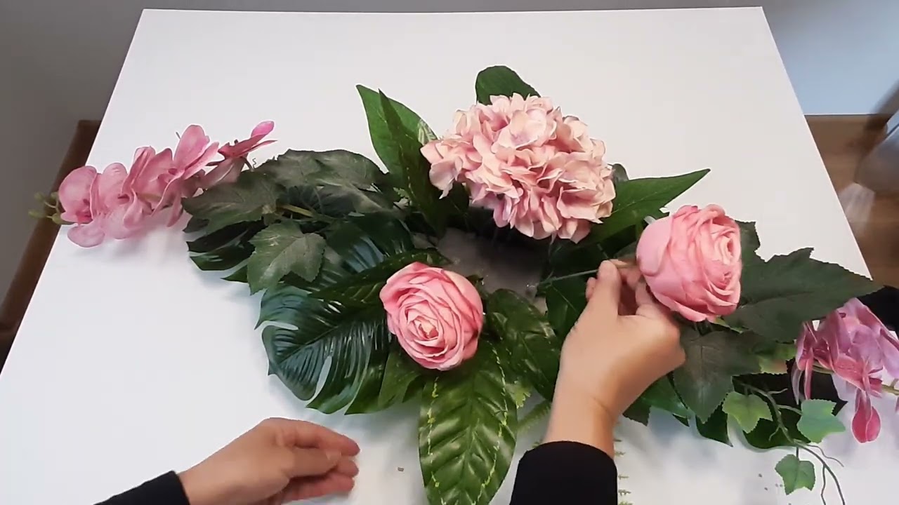 Kompozycja na cmentarz ze Storczykiem// DIY// jak zrobić