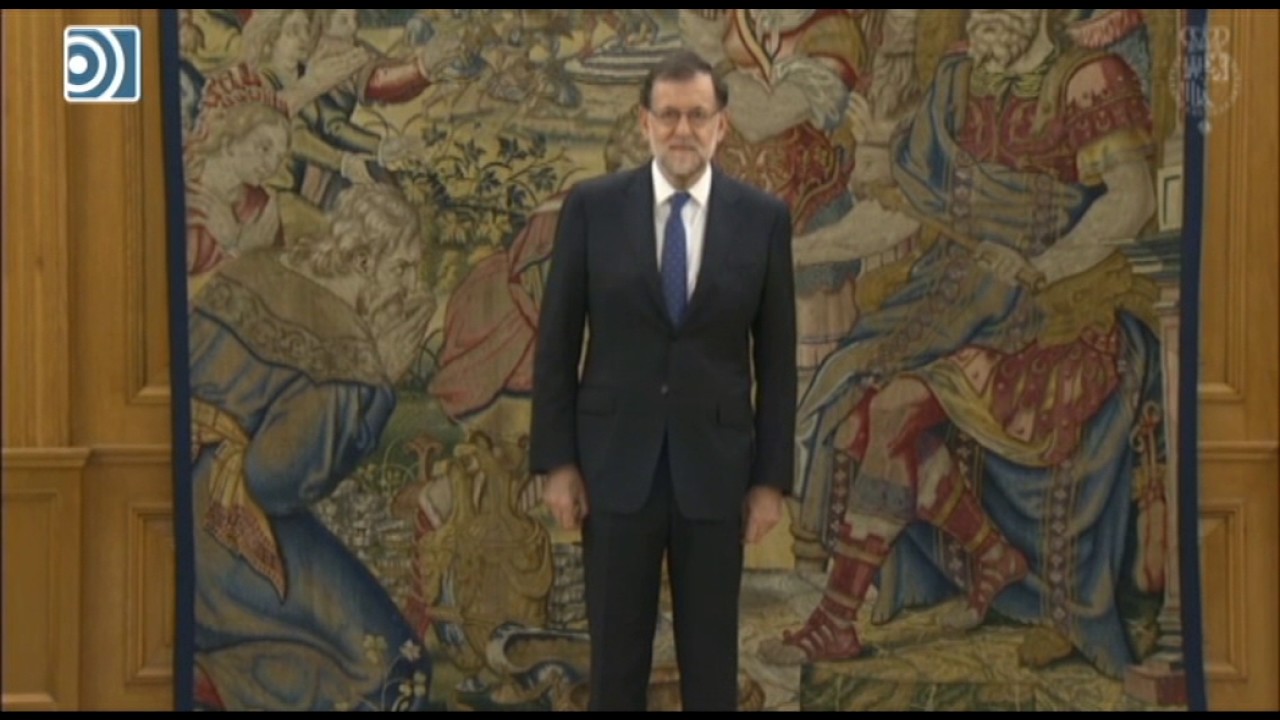 Rajoy jura ante el Rey el cargo de presidente del Gobierno