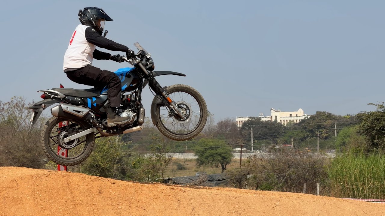 Can’t believe this off-road track is in Hyderabad! 🔥🏍️