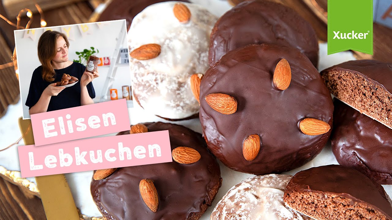 Lebkuchen | OHNE ZUCKER | Rezept für Elisenlebkuchen