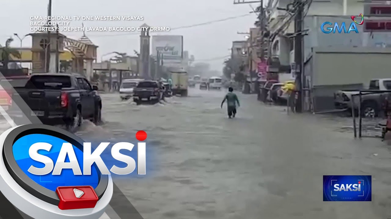 Malaking bahagi ng Bacolod City, nalubog sa baha | Saksi