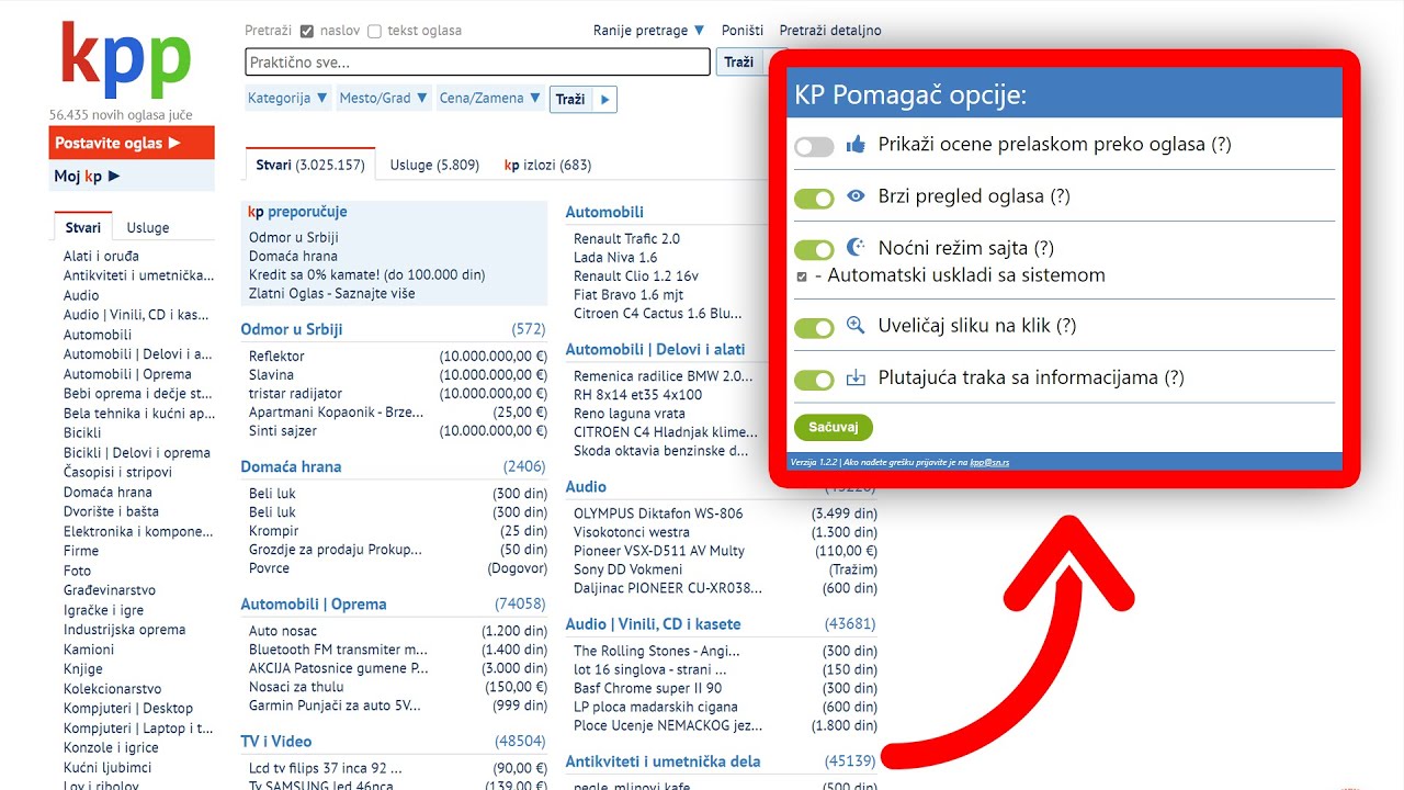KP Pomagač (dodatak za Kupujem Prodajem)