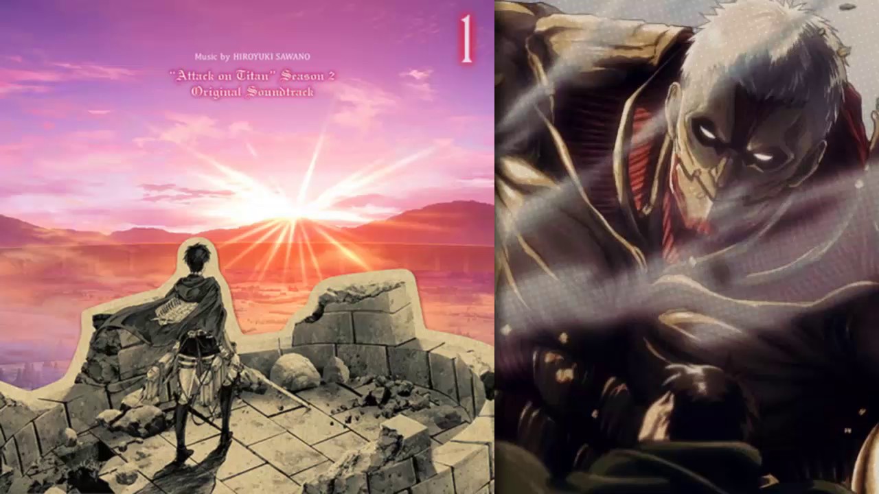 Attack On Titan Season 2 OST ~ [The Weight Of Lives/ Armored Titan Battle Theme]