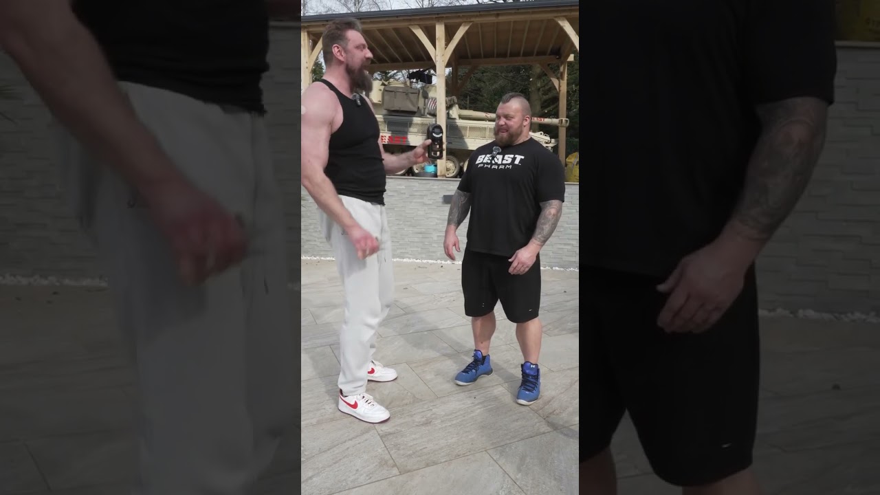 Grip Test Challenge Edie Hall The Beast VS The Dutch Giant😂💪 #thedutchgaint