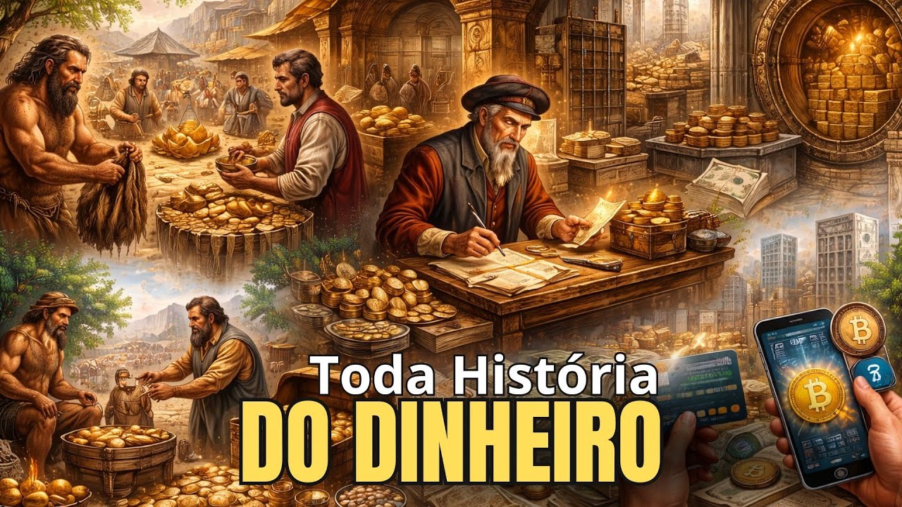 Toda a História do Dinheiro: Da Troca de Mercadorias ao Bitcoin - Documentário Completo