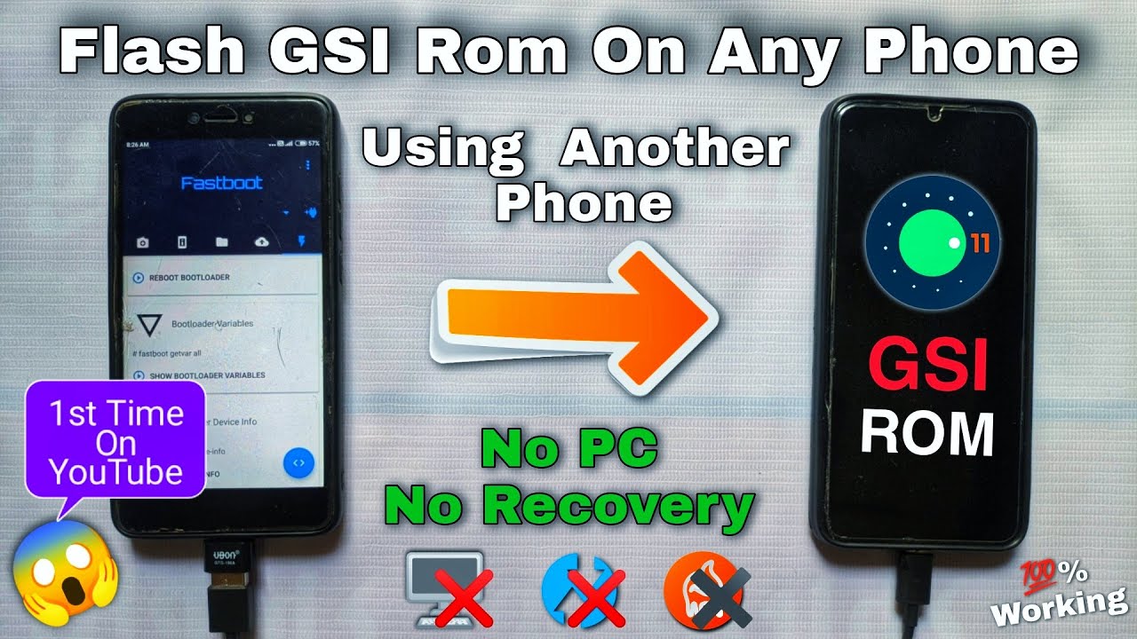 How To Install GSI Rom Without Custom Recovery. How To Install GSI Rom Without Twrp