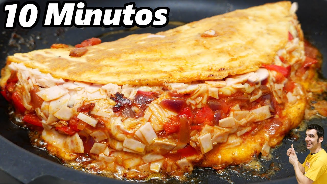 En SOLO 10 MINUTOS prepara esta CENA en SARTÉN deliciosa jugosa y sorprendente.😋🥪😋