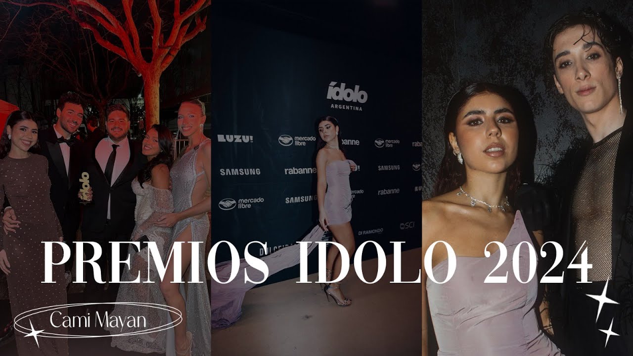 PREMIOS ÍDOLO CON LUCAS SPADAFORA Y TERMINÉ SOLA EN CASA | Vlog Cami Mayan
