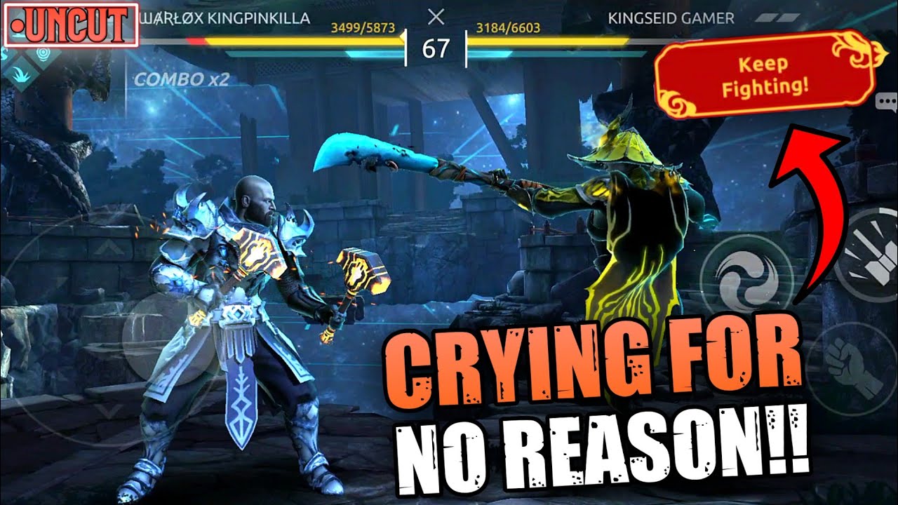 That Crying Emote Suits Him 😂| Crying Even After Winning 🥱| Shadow Fight 4 Arena
