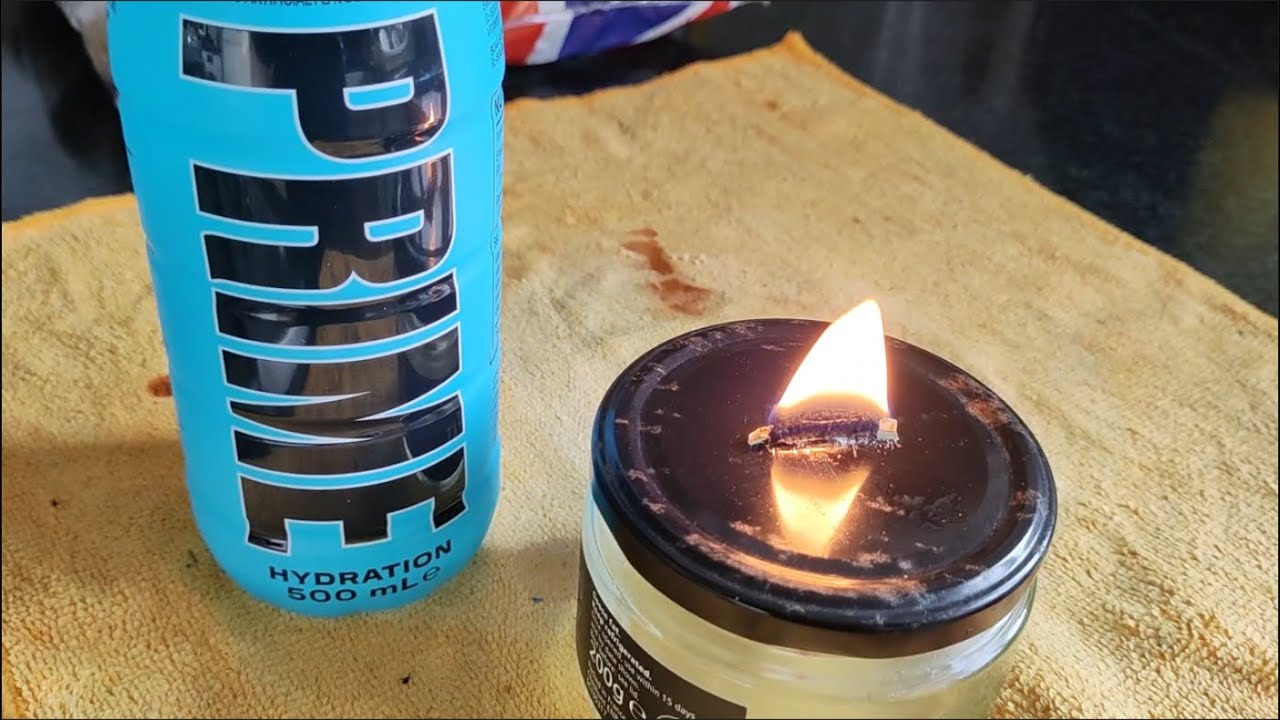 DIY Olive Oil Lamp fixed with PRIME