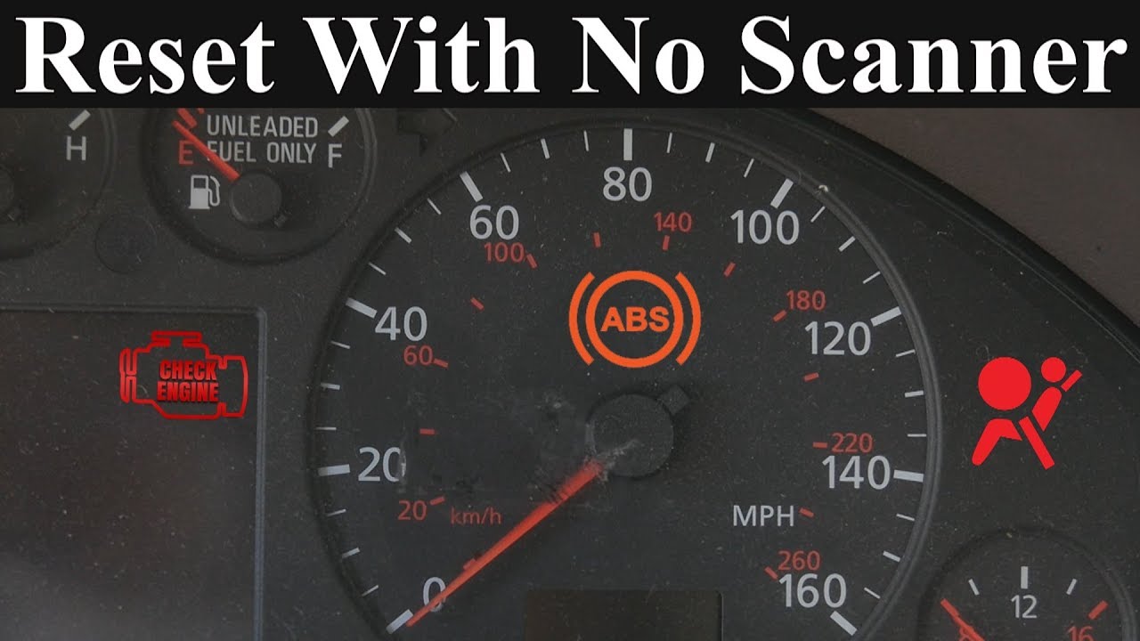 How to Reset the Check Engine, ABS and Airbag Light - Without a Scanner