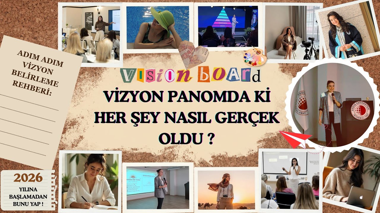 2026' ya Yılına Başlamadan Bir VİZYON PANOSU Yap ! - Hayal Panomdaki Her Şey Nasıl Ger&ccedil;ek Oldu ?