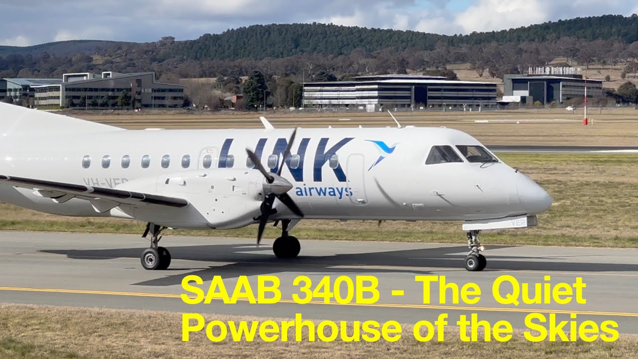 SAAB 340B - The Workhorse of Regional Air Travel - 4K #aviation