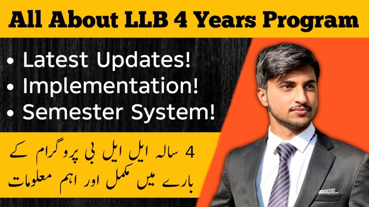 Everything you should know about New LLB 4 Years Program