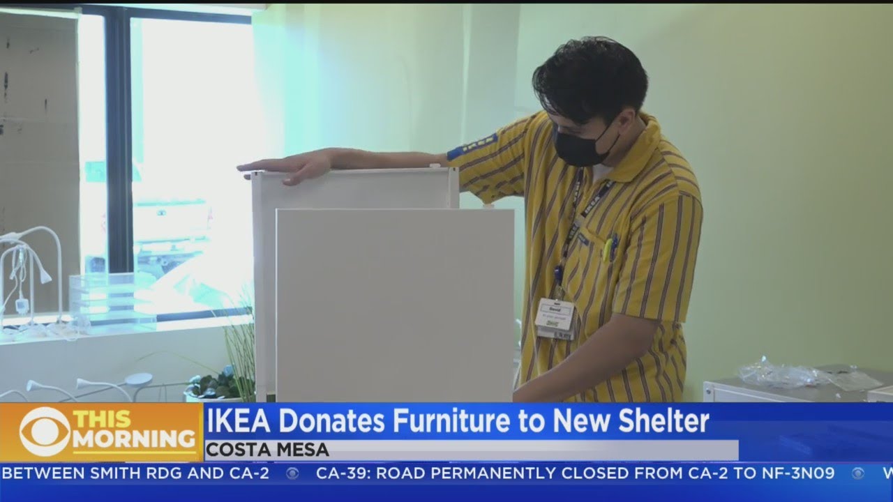 IKEA Donates Furniture For Costa Mesa's New Homeless Shelter