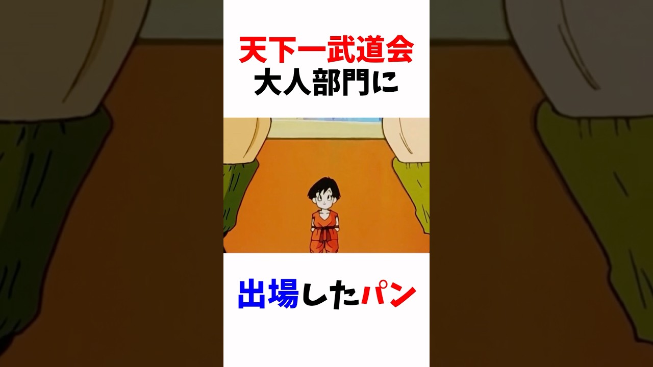 天下一武道会大人部門で無双するパン#ドラゴンボール