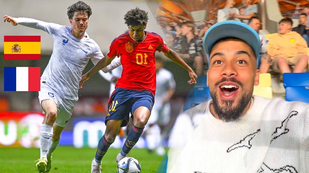 U17 Wunderkind Lamine Yamal schiesst Traumtor Spanien VS Frankreich EM Halbfinale