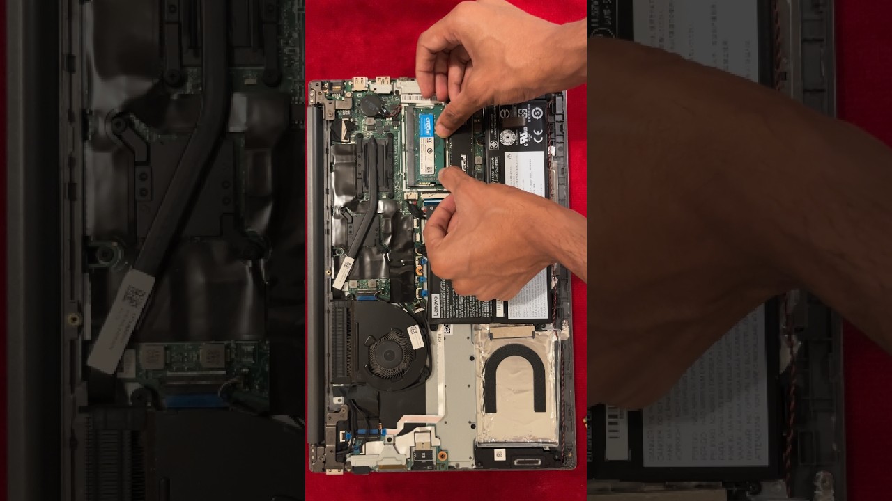 Lenovo Think Book 15 Ram & SSD Upgrade #shorts #youtubeshorts #lenovo #build #ssd #ram