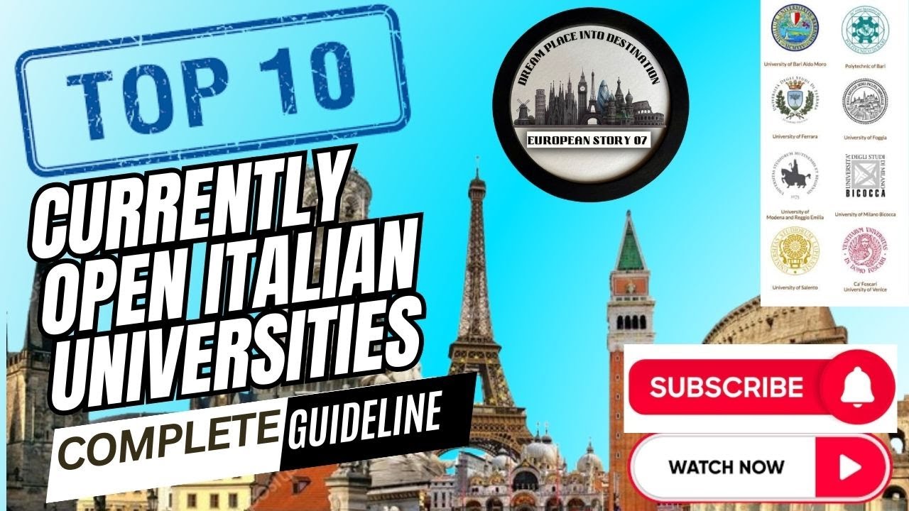 Don't Miss to Apply to these Top 10 Italian Universities | European Story