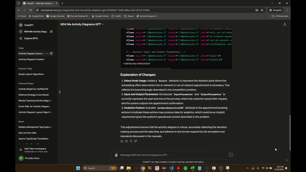 AI Assisted Clinic Activity - Fast workflow timing analysis with DEVS simulation and  CHATGPT