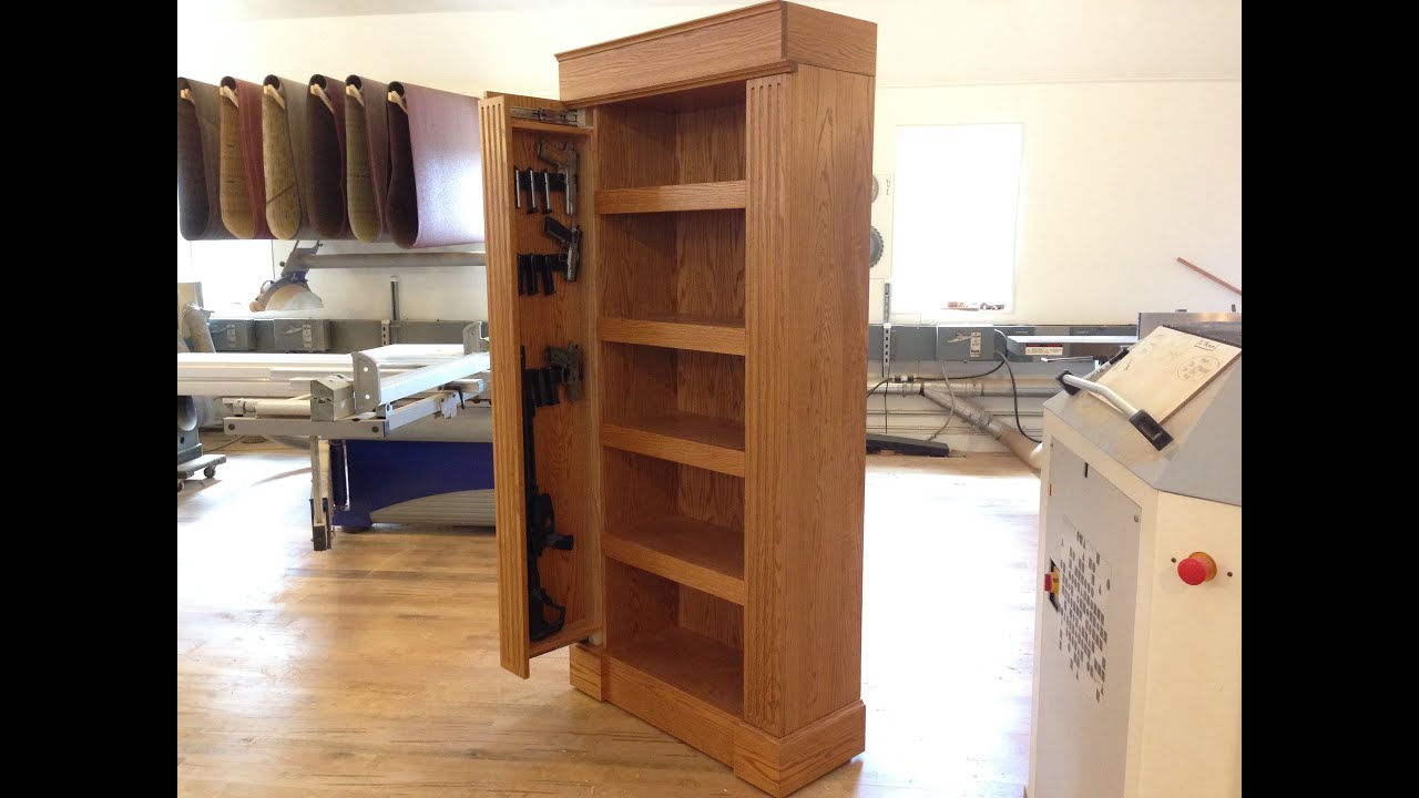 QLine SafeGuard Bookcase with secret hidden compartments