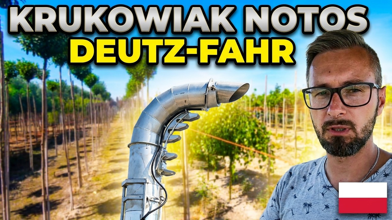 Opryskiwacz Krukowiak Notos. Do oprysku kukurydzy 👉do szkółek 👉 Deutz-Fahr 5090.4 D