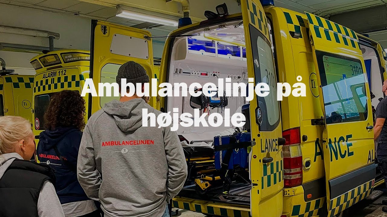 Ambulancelinje på højskole | Forbered dig til optagelsesprøven og bliv ambulancebehandler