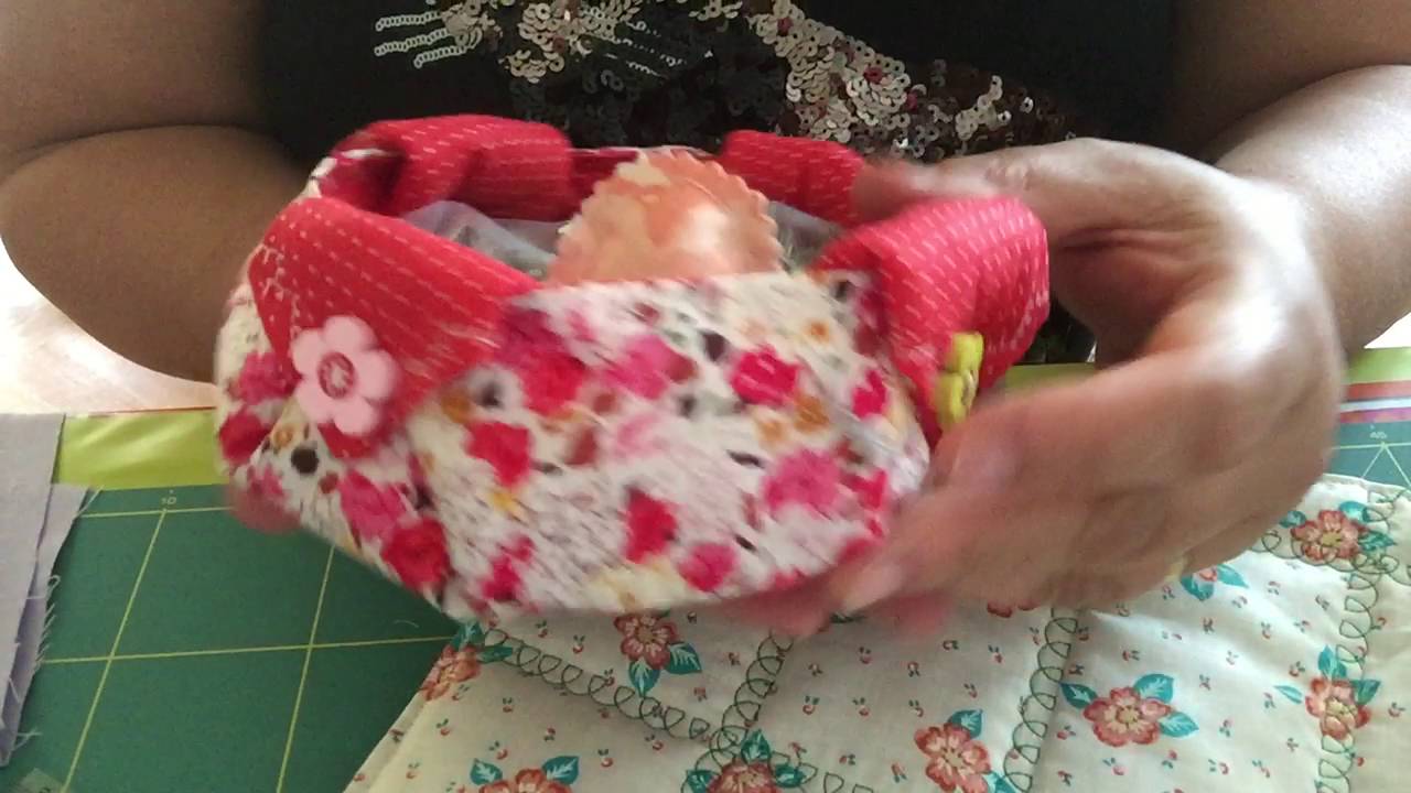 Cesta em Patchwork,1 molde,varias criaçoes