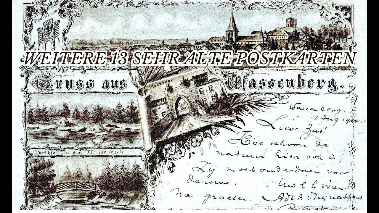 Wassenberg 13 Sehr Alte Postkarten aus der Unterstadt 😉👍👌🥰