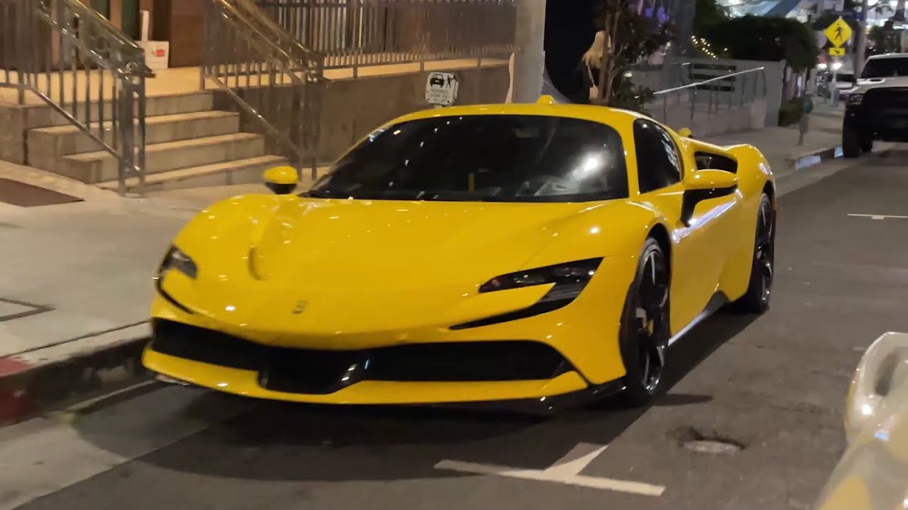 Supercars in Beverly Hills! Porsche 911 GT2 RS, Ferrari SF90, McLaren 720s!