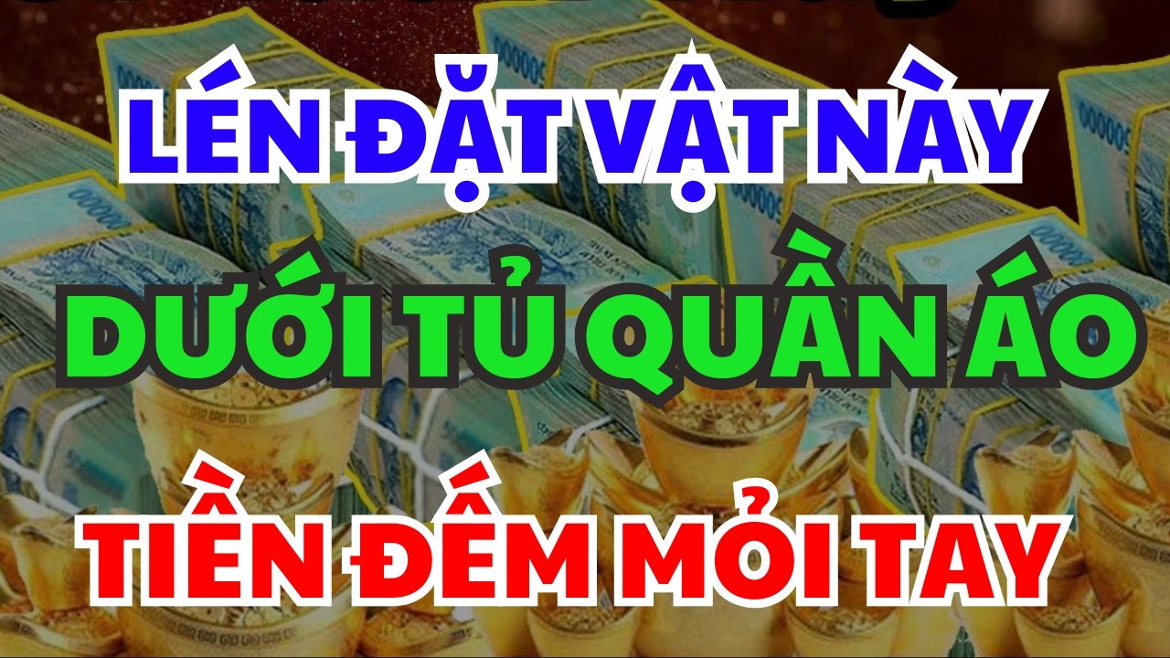 Cuối Năm Lén Đặt Vật Này Dưới Tủ Quần Áo, Tài Lộc ÙN ÙN ĐỔ VỀ, CỰC GIÀU CÓ