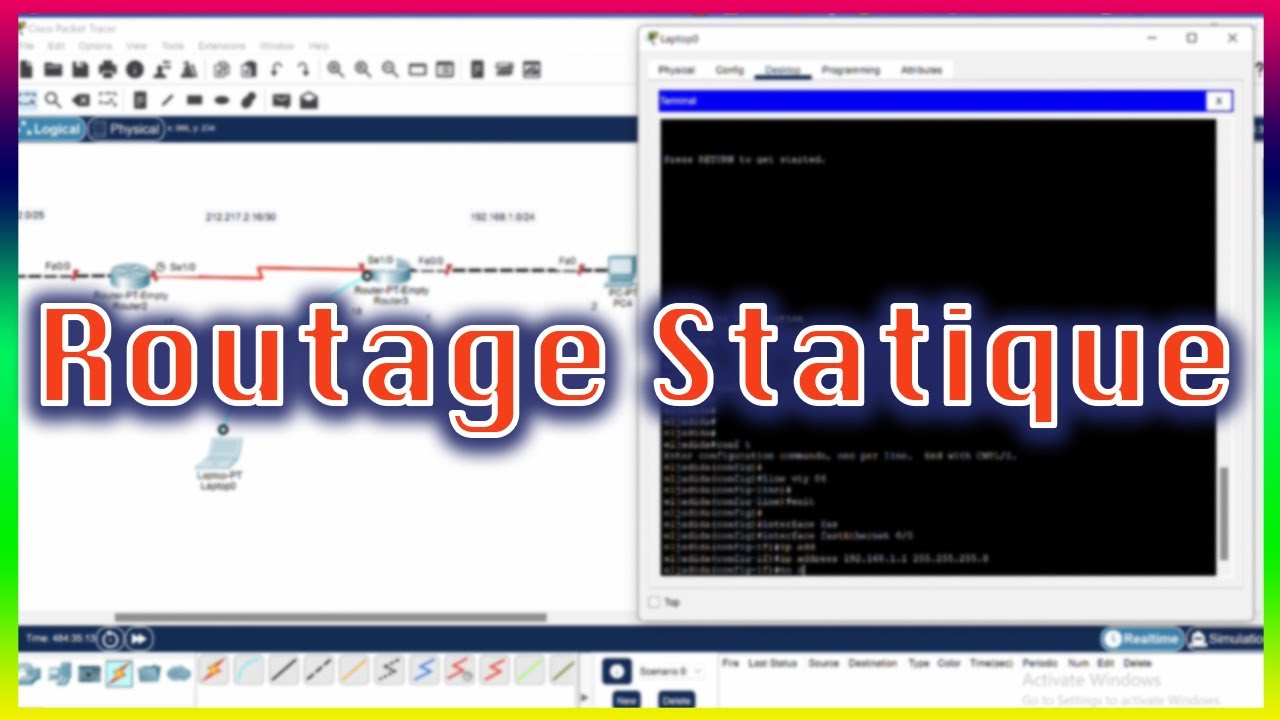 Packet Tracer : Le Routage Statique (Darija) - شرح مبسط وكامل