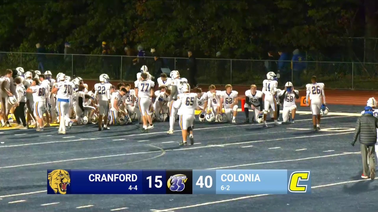 Cranford High School Football VS. Colonia Patriots October 17, 2025