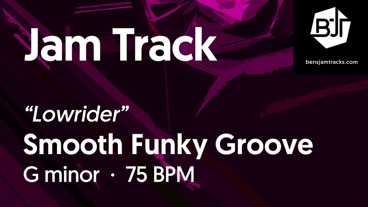 Smooth Funky Groove Jam Track in G minor 