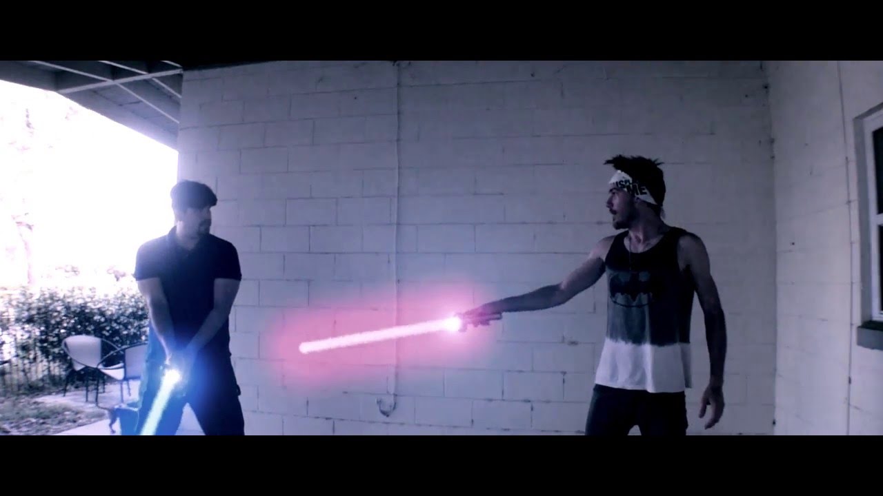 hitfilm 4 lightsaber duel test